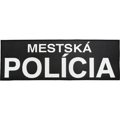 NAVYS Nášivka MESTSKÁ POLÍCIA veľká velcro ČIERNA