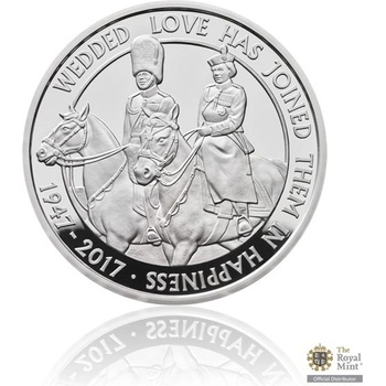 Česká mincovna stříbrná mince Platinová svatba 28,28 g