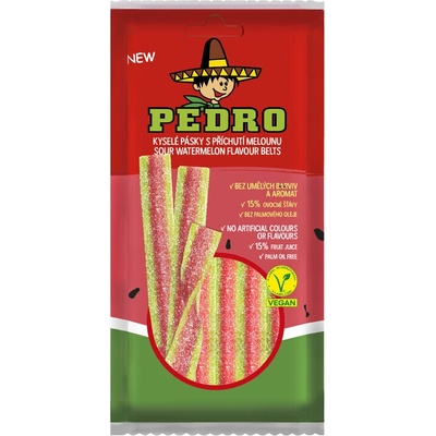 Pedro Melounové kyselé pásky 80 g