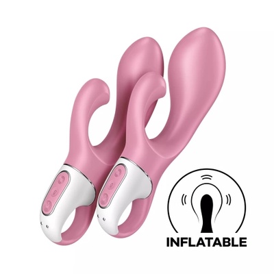 Satisfyer Презаредим надуваем рабит вибратор Air Pump Bunny 2 Satisfyer