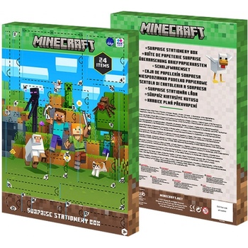 PIXIE CREW Adventný kalendár Minecraft drobné poškození obalu