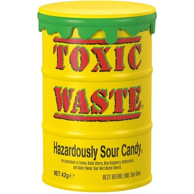 Toxic Waste Yellow Sour Candy 42 g