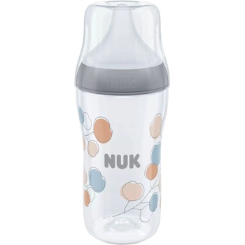 Nuk Шише Nuk Perfect Match - Temperature control, PP, 260 ml, размер М, клонче (10216016)