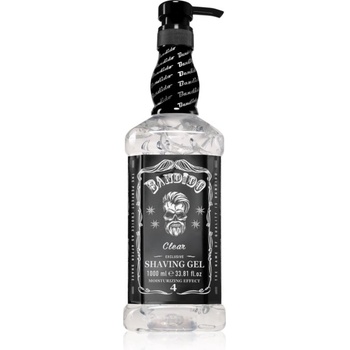 BANDIDO Shaving Gel гел за бръснене цвят Clear Exclusive 1000ml