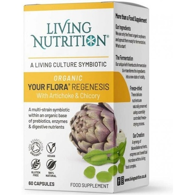 Living Nutrition Fermentovaná synbiotika Regenesis 60 ks