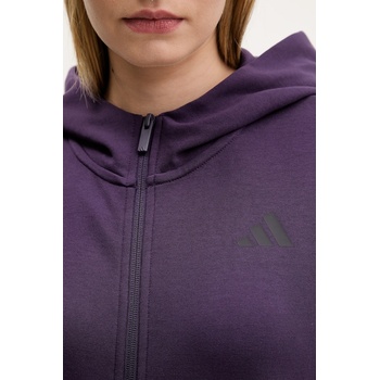Adidas Суичър adidas Future Icons в лилаво с качулка с принт JX0441 (JX0441)