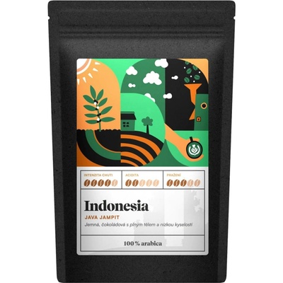 Kafčo čajda Indonesia Java Jampit káva French press velmi hrubá 0,5 kg