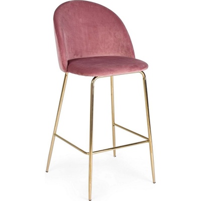 Bizzotto Бар стол CARRY 51x55x105cm руж/злато (0734300)