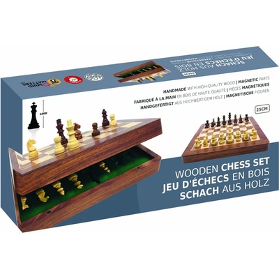 Piatnik Dřevěné šachy magnetické 25 cm 3700183420424