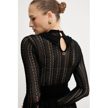 TWINSET Рокля Twinset в черно дълга разкроена 252TP3182 (252TP3182)