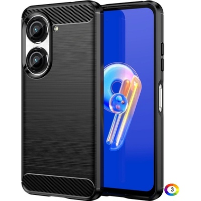 ASUS Zenfone 10 Удароустойчив Carbon Fiber Калъф и Протектор