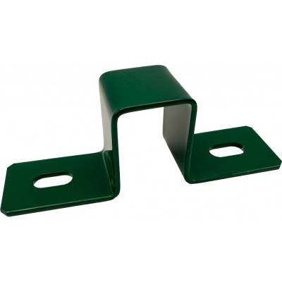 Příchytka sloupku 60x40mm na zeď zelená