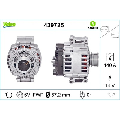 Alternátor VALEO 439725