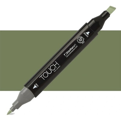 Lihová fixa TOUCH oboustranná Fine & Chisel, Bronze green (Y42)