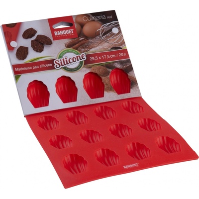 Banquet forma na pracny silikonová Culinaria Red 29,5x17,5x1,2cm červená