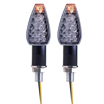 Мигач за мотор с led светлина 2бр 253224