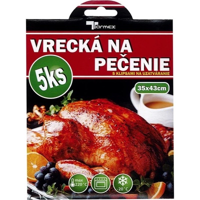 Vrecká na pečenie s klipsami 35cm x 43cm