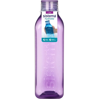 Sistema Hydrate fľaša square skrutkovacia fialová 1000 ml