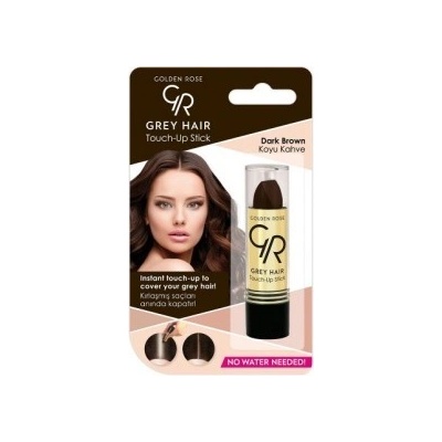 Golden Rose Gray Hair Touch Up Stick barvící korektor na odrostlé a šedivé vlasy 02 Dark Brown 5,2 g