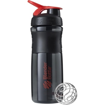 BlenderBottle Sport Mixer Blender 830 ml / Различни цветове [830 мл] Черен с червена капачка