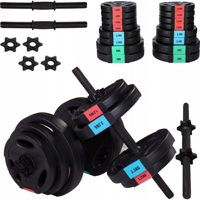 HMS SG40 jednoruční nakládací činky 42 kg