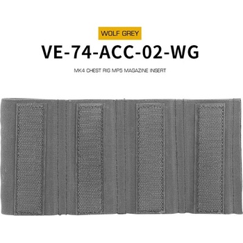 Wosport Insert MK4 na 4x samopalové zásobníky MP5 šedý