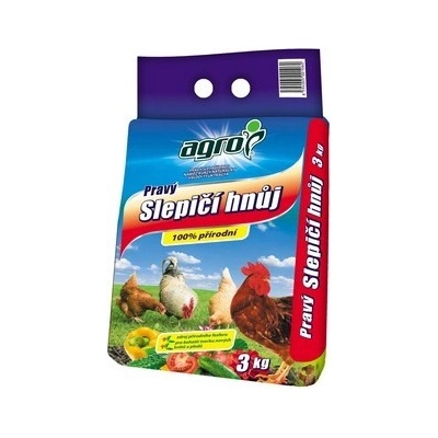 Agro CS Pravý slepačí hnoj 3 kg