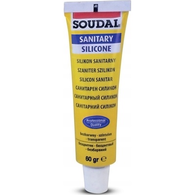 Soudal sanitární silikon bezbarvý 60g