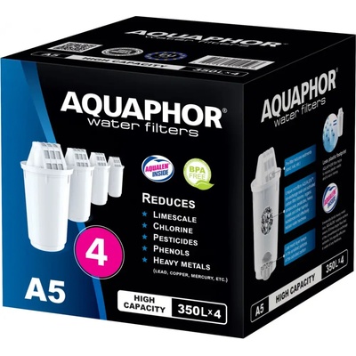 Aquaphor Филтър за кана aquaphor a5 комплект 4 бр (a5 комплект 4 бр)