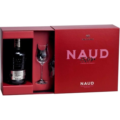 Naud XO 40% 0,7 l (darčekové balenie 2 poháre)