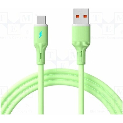 AKYGA AK-USB-64 USB 2.0 USB A vidlice USB C vidlice niklovaný 1m