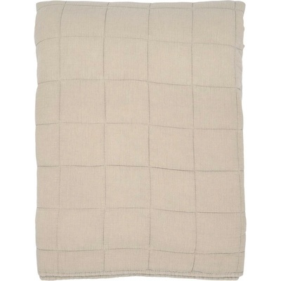 Béžový přehoz s opraným vzhledem Aix Vintage Quilt - 240 x 240 cm - Chic Antique