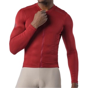 Castelli Мъжка фланелка с дълъг ръкав за колоездене Castelli Espresso 2 L/S Jersey Cycling jersey - Garnet (056-3890-0413)