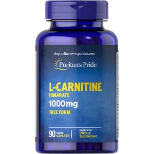 Puritan's Pride L-Carnitine Fumarate 1000 mg [90 каплети]