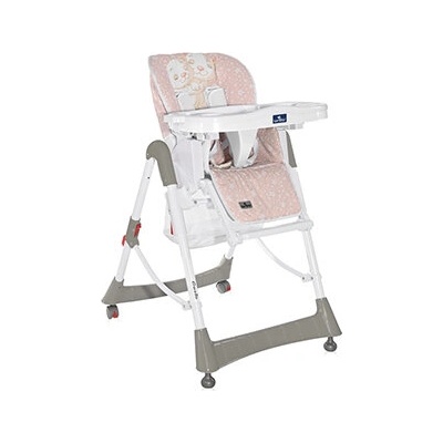 Lorelli СТОЛ ЗА ХРАНЕНЕ gusto satin pink hug