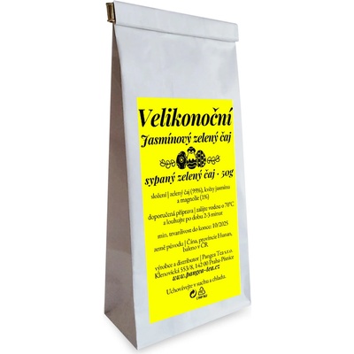 Růžová čajovna Pangea Tea Jasmínový zelený čaj zelený čaj 50 g