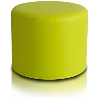 ECOPUF Taburetka - ROLLER - ekokoža E16 - Svetlo zelená