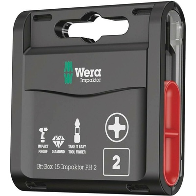 Wera PH2 25 mm 15 dílná 05057752001