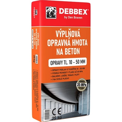 Den Braven Den Braven - Opravná hmota na betón VÝPLŇ, vrece, 25 kg, šedá