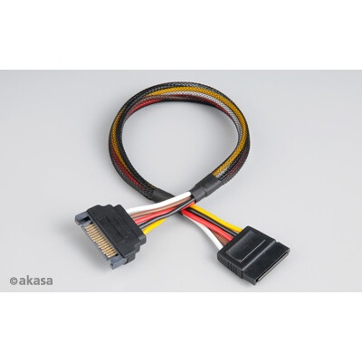 Akasa napájací kábel SATA 30 cm AK-CBPW04-30