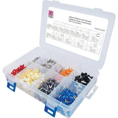 TRU COMPONENTS T1711C002 sada dutiniek 0.5 mm², 0.75 mm², 1.0 mm², 1.5 mm², 2.5 mm², 4 mm², 6 mm², 10 mm² 3200 ks