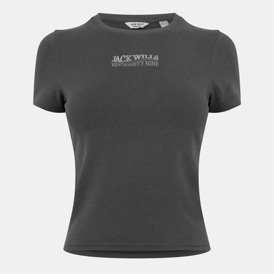Jack Wills Тениска Jack Wills Women's JW Graphic Slim Fit T-Shirt - Eiffel Tower