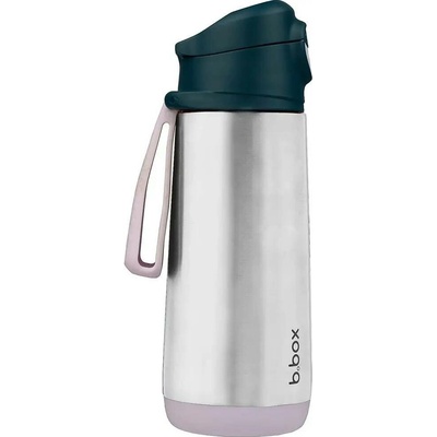 b.box Termoska na pití s brčkem 500 ml Indigo Rose
