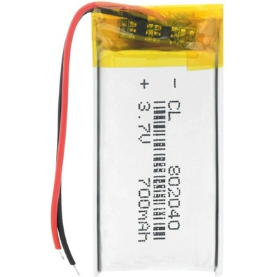 Li-Pol baterie 650mAh, 3.7V, 802040