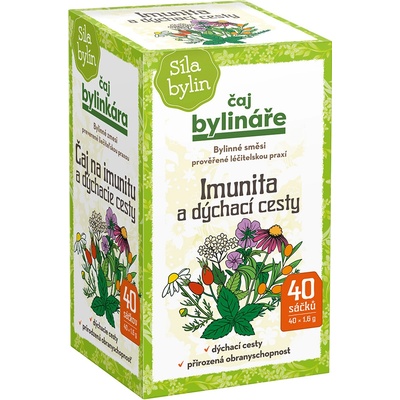 Bylinář Bylinný čaj Na imunitu a dýchací cesty 40 x 1,6 g