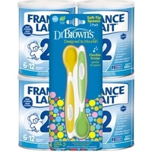 France Lait 2 4 x 400 g + 2 lyžičky