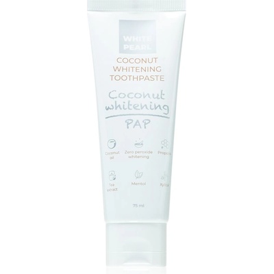 White pearl PAP Coconut Whitening избелваща паста за зъби 75ml