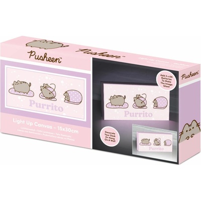 Svítící obraz Pusheen Purrito