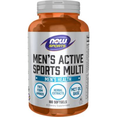 NOW Men's Active Sports Multi [180 Гел капсули]
