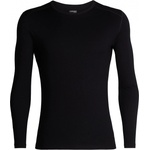 Icebreaker Мъжко мериносово термобельо Icebreaker 260 Tech L/S Crewe Merino base layer - Black (015-0865-0111)